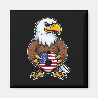 American Eagle Holding Soccer Ll Spieler _1 Magnet