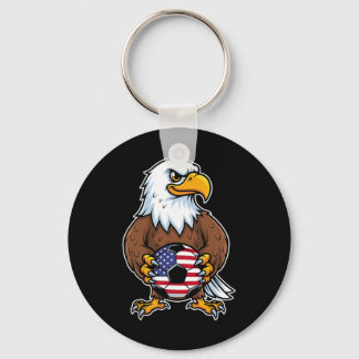 American Eagle Holding Soccer Ll Spieler _1 Schlüsselanhänger