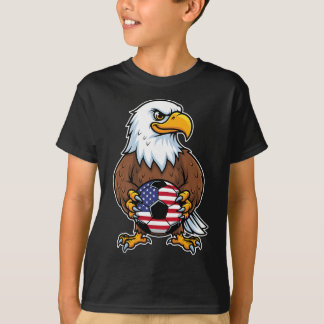 American Eagle Holding Soccer Ll Spieler _1 T-Shirt