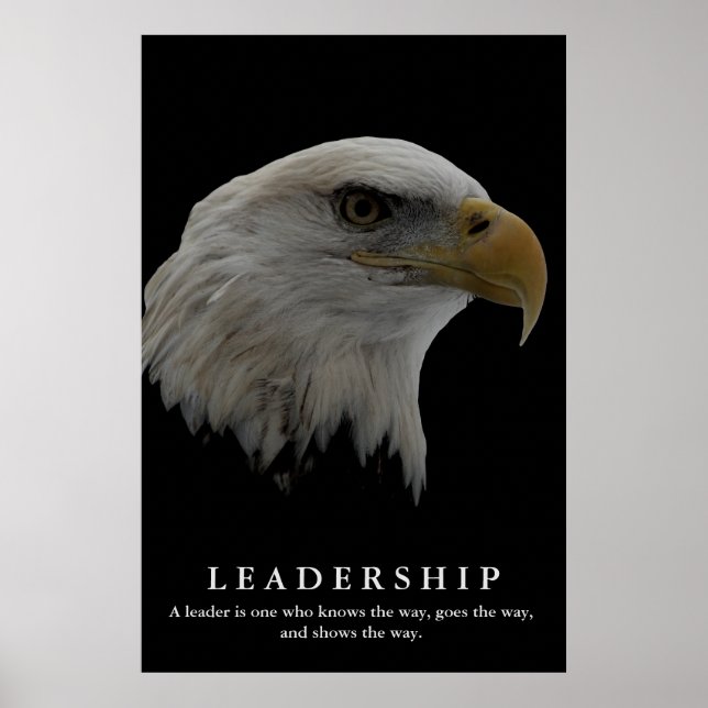 American Eagle Leadership Motivierend Poster (Vorne)