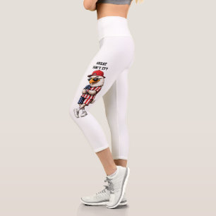 American Eagle Lustige Patriotische Caprihosen mit Capri Leggings
