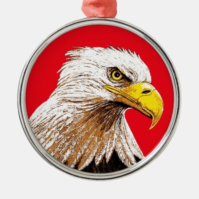American Eagle Ornament Aus Metall (Vorne)