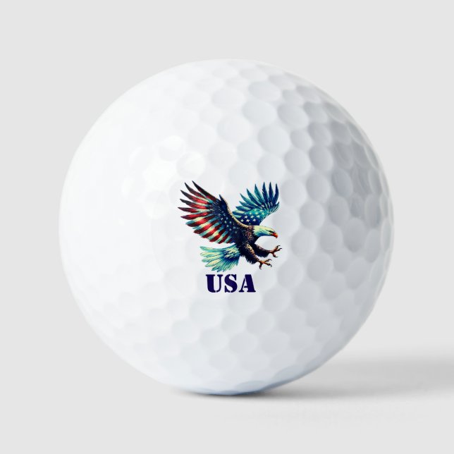 American Eagle Patriotic USA Golfball (Vorderseite)