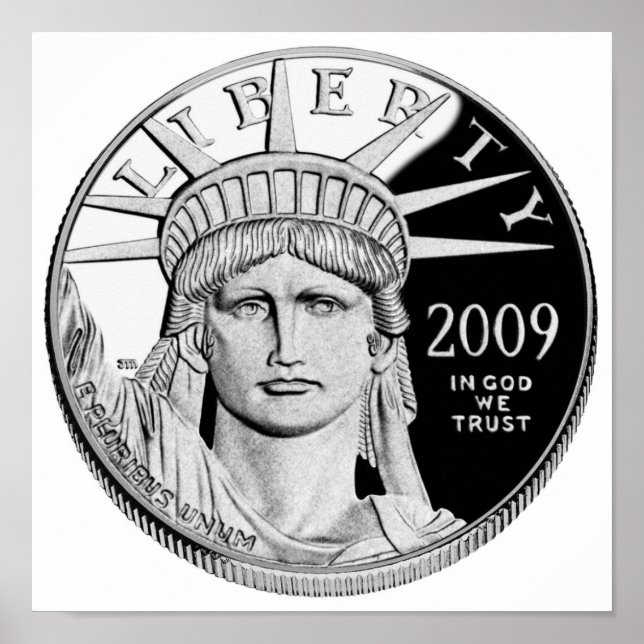 American Eagle Platinum Proof Coin Poster (Vorne)