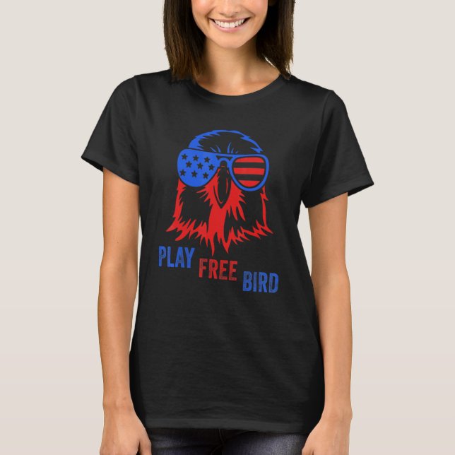 American Eagle Play Free Bird T-Shirt (Vorderseite)