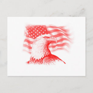 American Eagle Post Card Postkarte
