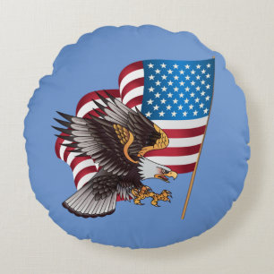 American Eagle Rundes Kissen