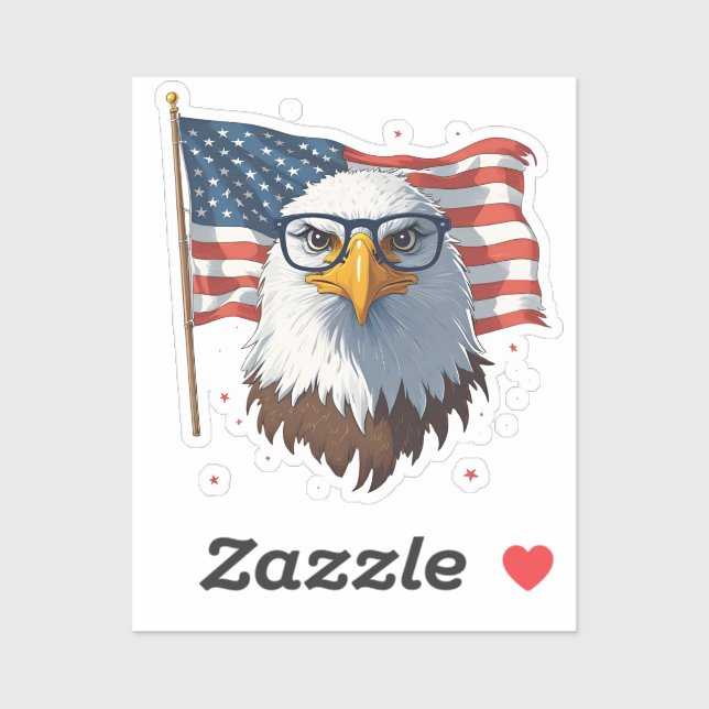 American Eagle Stickers (Feuille)