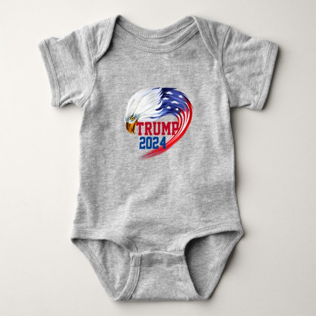 American Eagle Trump 2024 Baby Bodysuit Baby Strampler (Vorderseite)