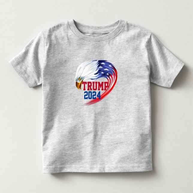 American Eagle Trump 2024 Kleinkind T-shirt (Vorderseite)