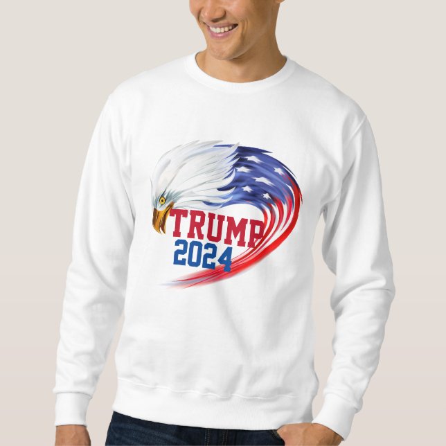 American Eagle Trump 2024 Sweatshirt (Vorderseite)