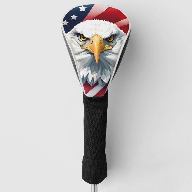 American Eagle, USA, 4. Juli, Golf Head Cover Golf Headcover (Vorderseite)