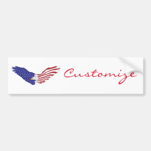 American Eagles Thunder_Cove Patriotic 4. Juli Autoaufkleber