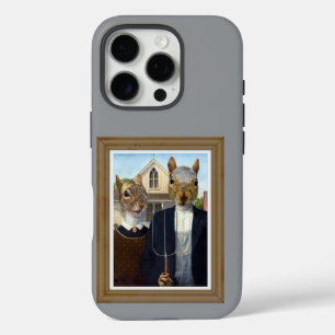 American Eichhörnchen Gothic - lustig iPhone 16 Pro Hülle