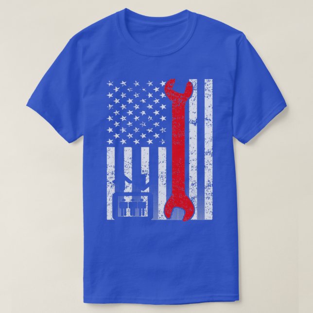 American Elevator Mechanic T-Shirt (Design vorne)
