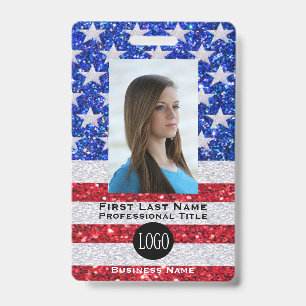 American Employee Tags ID Abzeichen Tag Abzeichen Ausweis