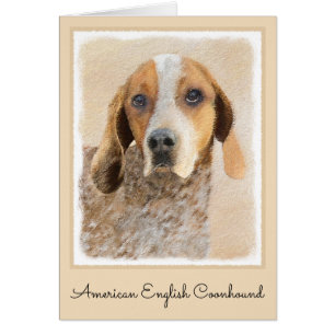 American English Coonhound Painting - Dog Art