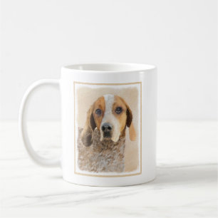 American English Coonhound Painting - Dog Art Kaffeetasse