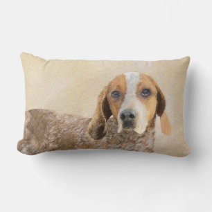 American English Coonhound Painting - Dog Art Lendenkissen