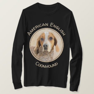 American English Coonhound Painting - Dog Art T-Shirt