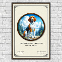 American English Coonhound Zoologie-Serie