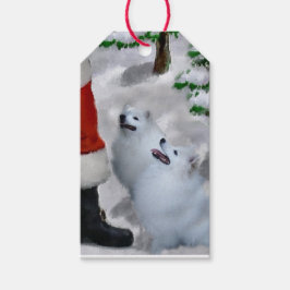 American Eskie Christmas Geschenke Geschenkanhänger