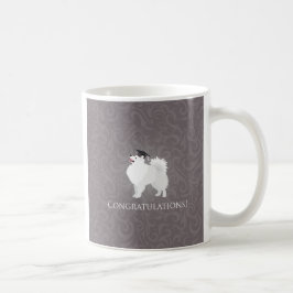 American Eskimo Dog Abschluss Design Kaffeetasse