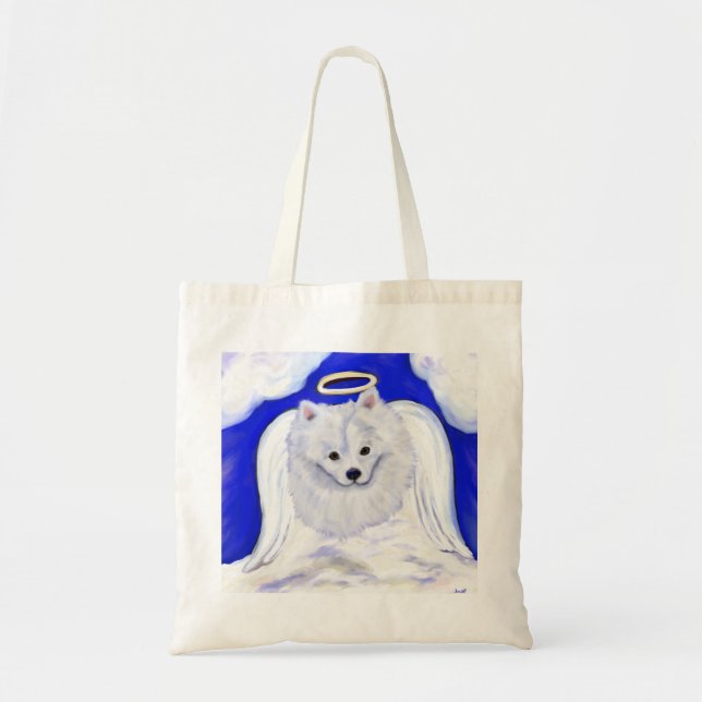 American Eskimo Dog Angel Tragetasche (Vorne)