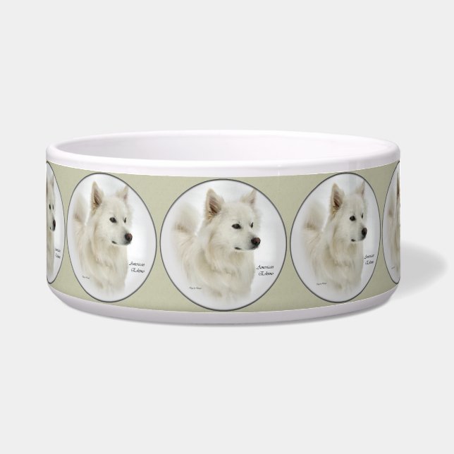 American Eskimo Dog Christmas Bowl Napf (Vorderseite)