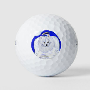 American Eskimo Dog Engel Golfball