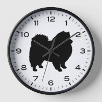 American Eskimo Dog Eskie Silhouette