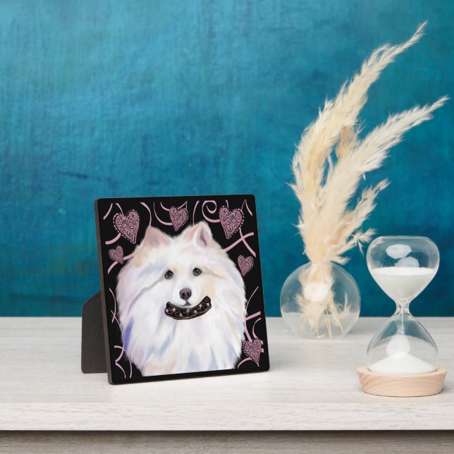 American Eskimo Dog Fotoplatte (InSitu)
