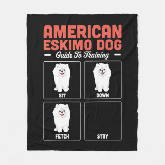 American Eskimo Dog Guide Fleecedecke