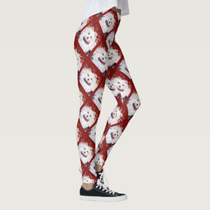 American Eskimo Dog Leggings