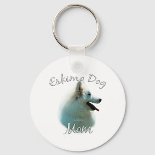 American Eskimo Dog Mama 2 Schlüsselanhänger