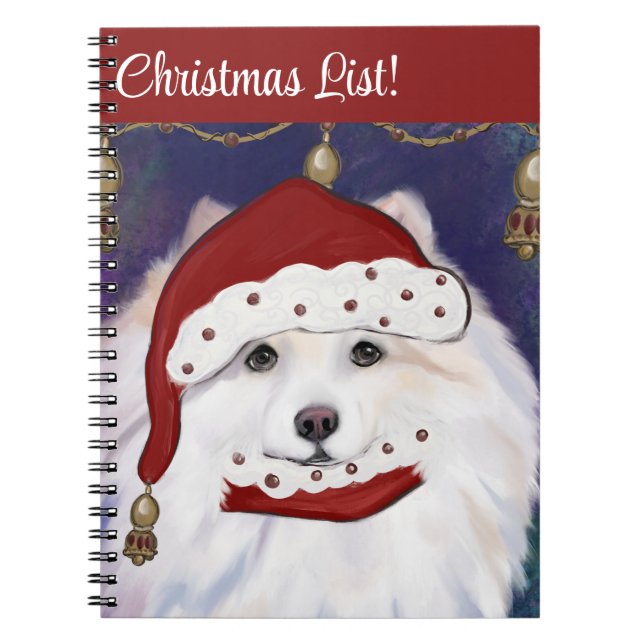 American Eskimo Dog Notizblock (Vorderseite)