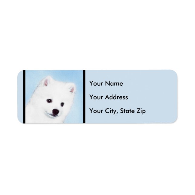 American Eskimo Dog Painting - Original Dog Art (Vorne)