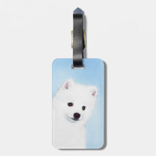 American Eskimo Dog Painting - Original Dog Art Gepäckanhänger