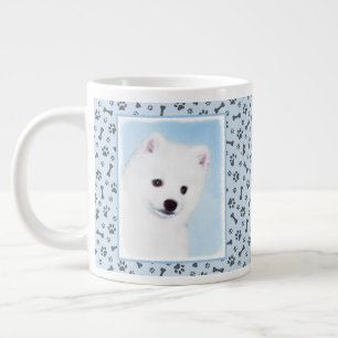 American Eskimo Dog Painting - Original Dog Art Jumbo-Tasse