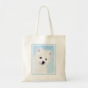 American Eskimo Dog Painting - Original Dog Art Tragetasche