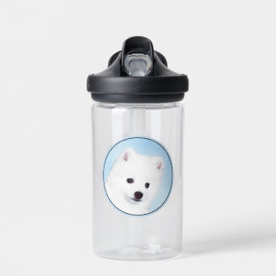 American Eskimo Dog Painting - Original Dog Art Trinkflasche