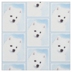 American Eskimo Dog Painting - Original Hund Art Stoff