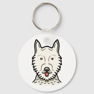 American Eskimo Dog Schlüsselanhänger