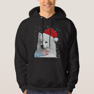 American Eskimo Dog Ugly Christmas Sweater Santa H Hoodie