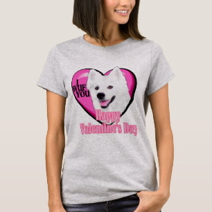 American Eskimo Dog Valentinstag T - Shirt