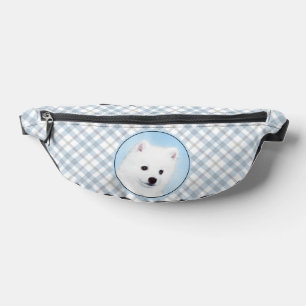 American Eskimo Eskie Puppy Painting Niedliche Dog Bauchtasche