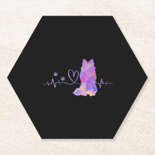 American Eskimo Heartbeat Untersetzer