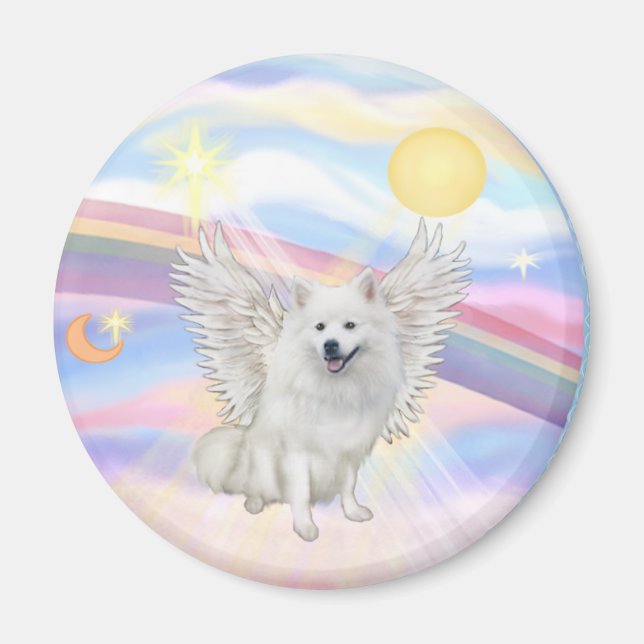 American Eskimo Spitz Magnet (Vorne)