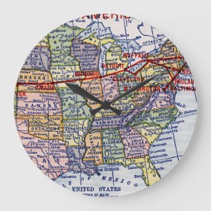 AMERICAN EXPRESS-VERSENDEN GROßE WANDUHR