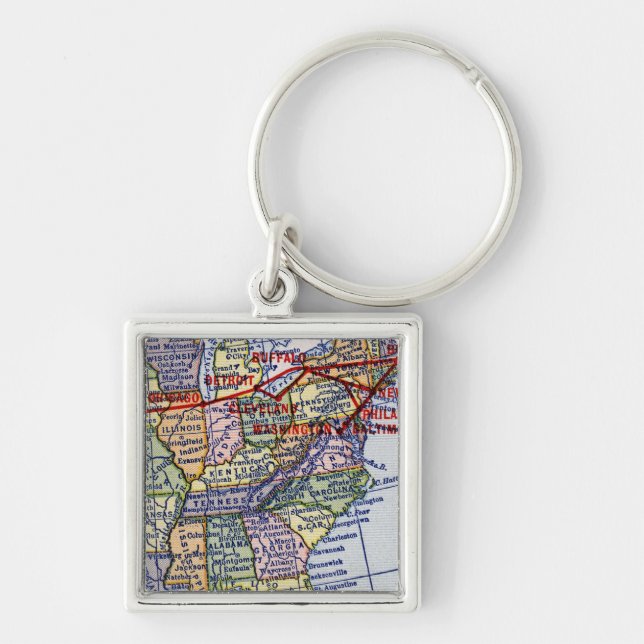 AMERICAN EXPRESS-VERSENDEN SCHLÜSSELANHÄNGER (Vorne)